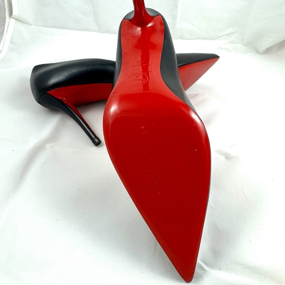 Christian Louboutin Apostrophe 85 Heels Size 39, black nappa - Picture 5 of 10